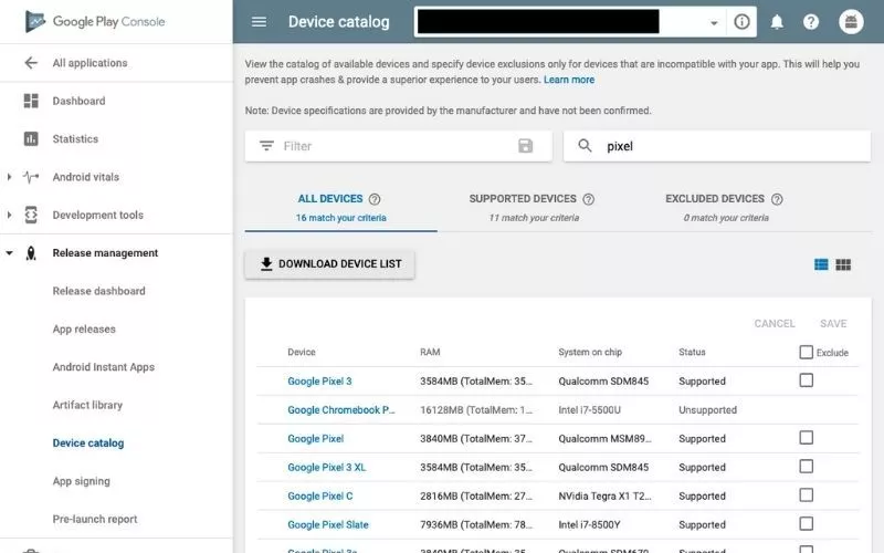 모든 Android 응용 프로그램은 모든 장치와 호환됩니까?