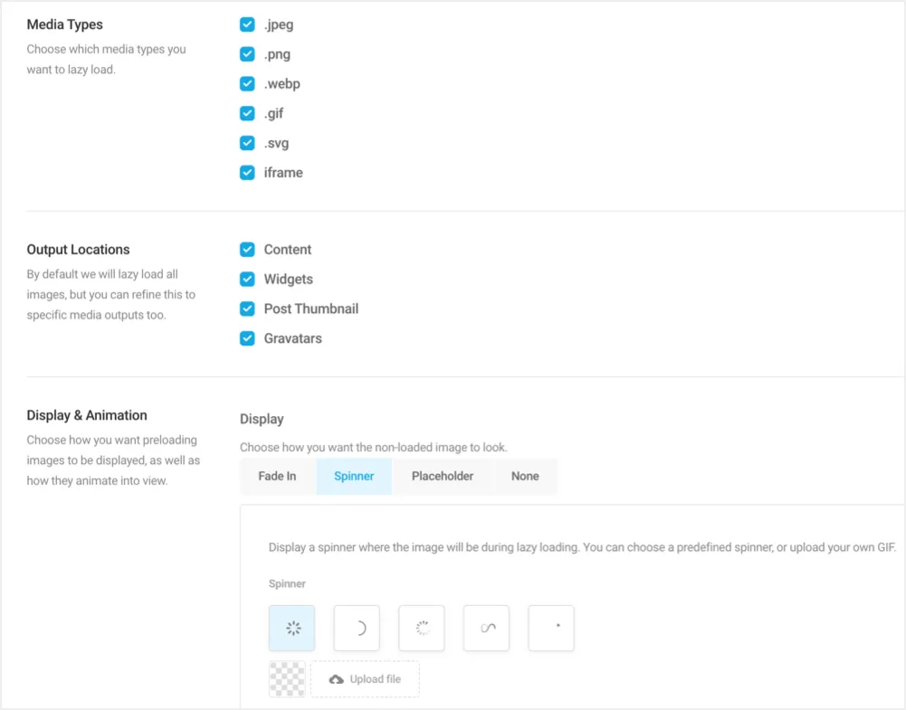 Mettre à jour les paramètres sur Smush