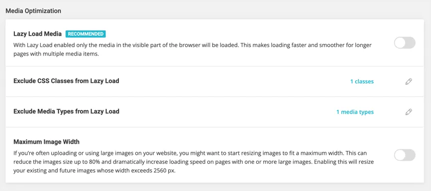 Chargement paresseux dans SiteGround Optimizer
