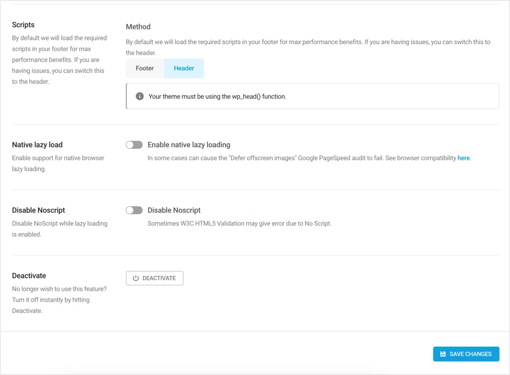 Fonctionnalités supplémentaires de chargement paresseux dans Smush