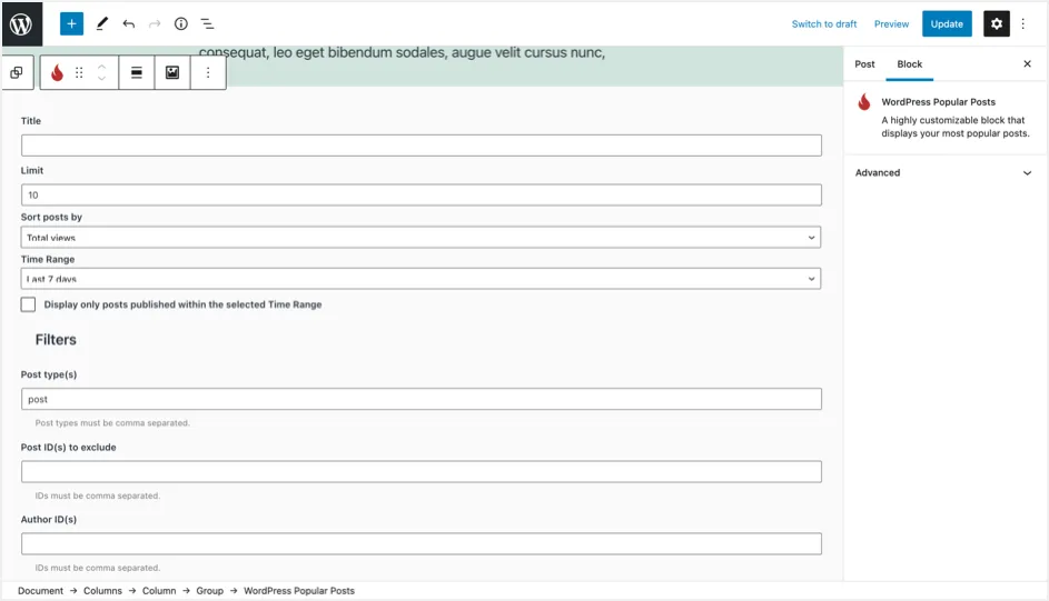 WordPress人気投稿プラグイン