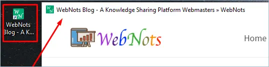 Apertura del collegamento sul desktop