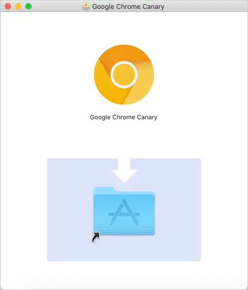 Przeciągnij i upuść, aby zainstalować aplikację