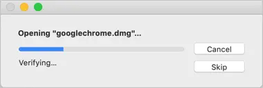 Otwieranie pliku DMG