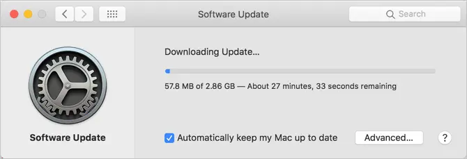 Pobieranie aktualizacji oprogramowania