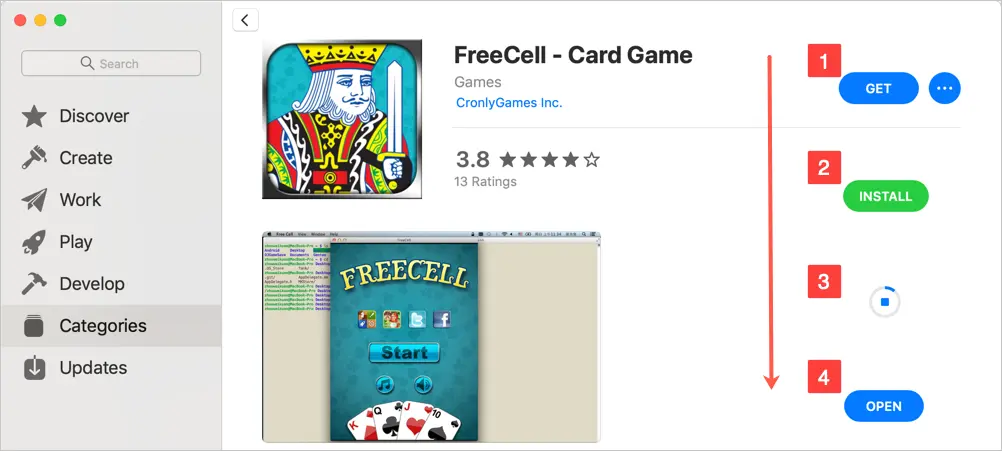 Zainstaluj aplikację ze sklepu Mac App Store
