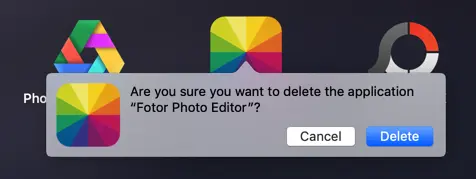 Usuń aplikację z LaunchPad