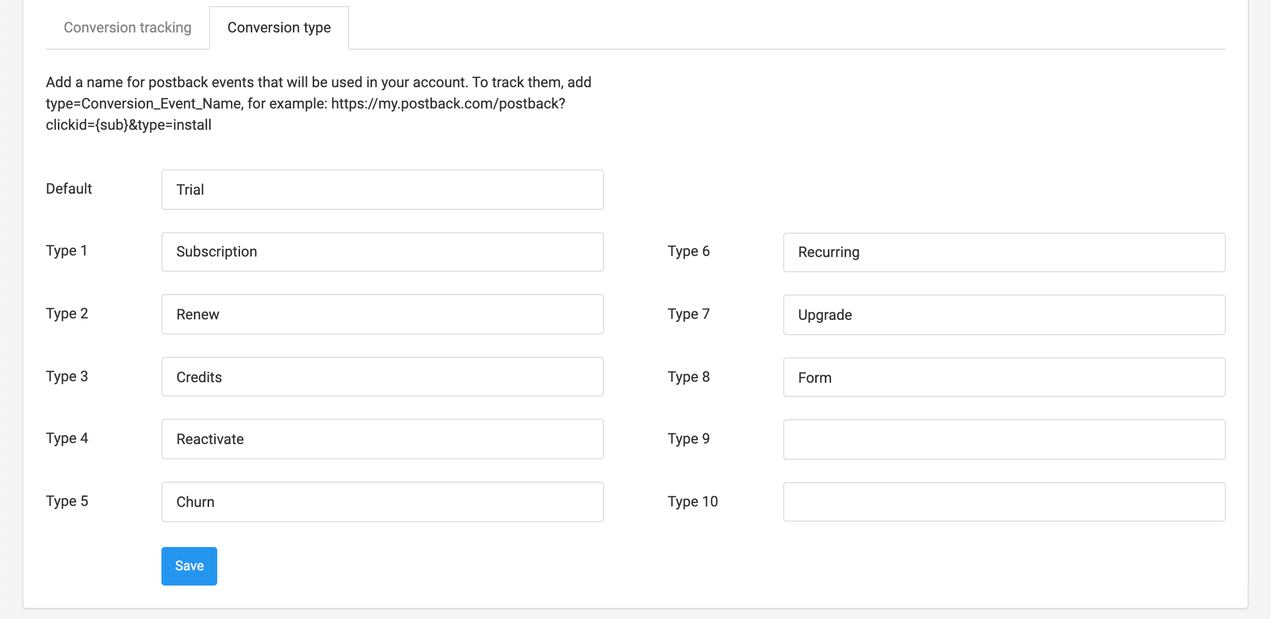 ประเภทการแปลง