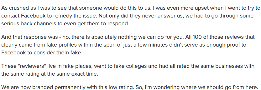 مراجعات وهمية