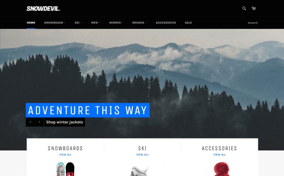 Cele mai bune teme gratuite pentru Shopify 9