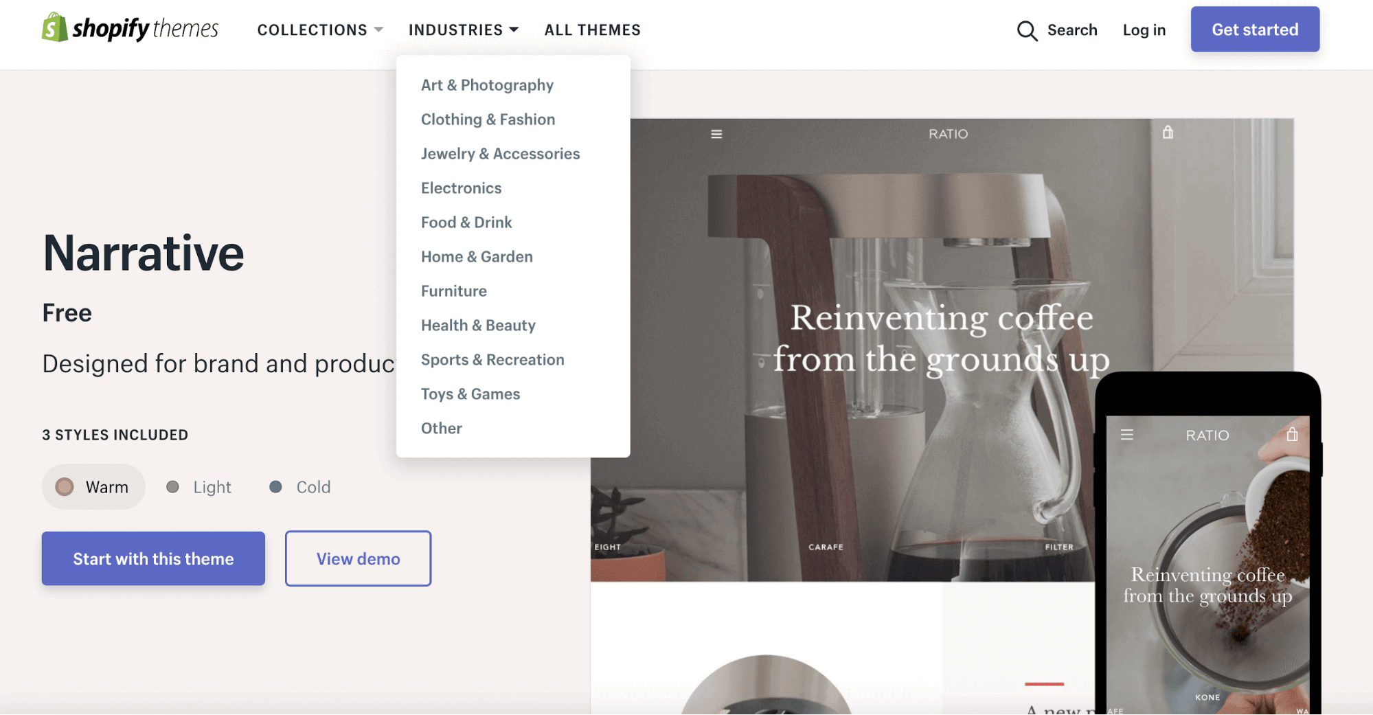 cele mai bune teme gratuite pentru Shopify