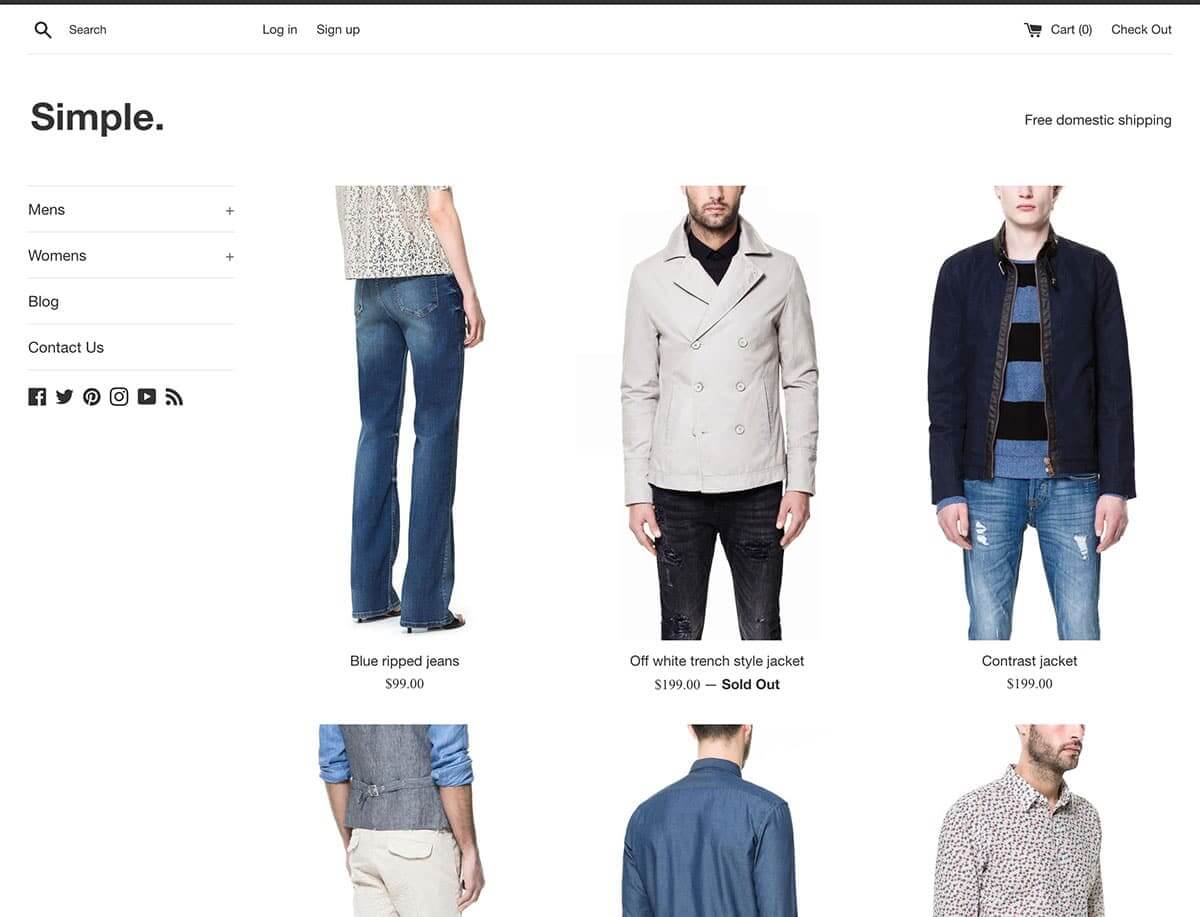 Cele mai bune teme gratuite pentru Shopify 11