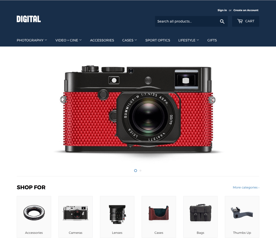 Cele mai bune teme gratuite pentru Shopify 12