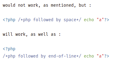 短いオープンタグ
