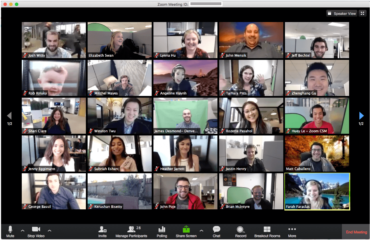 ズームビデオ会議アプリ