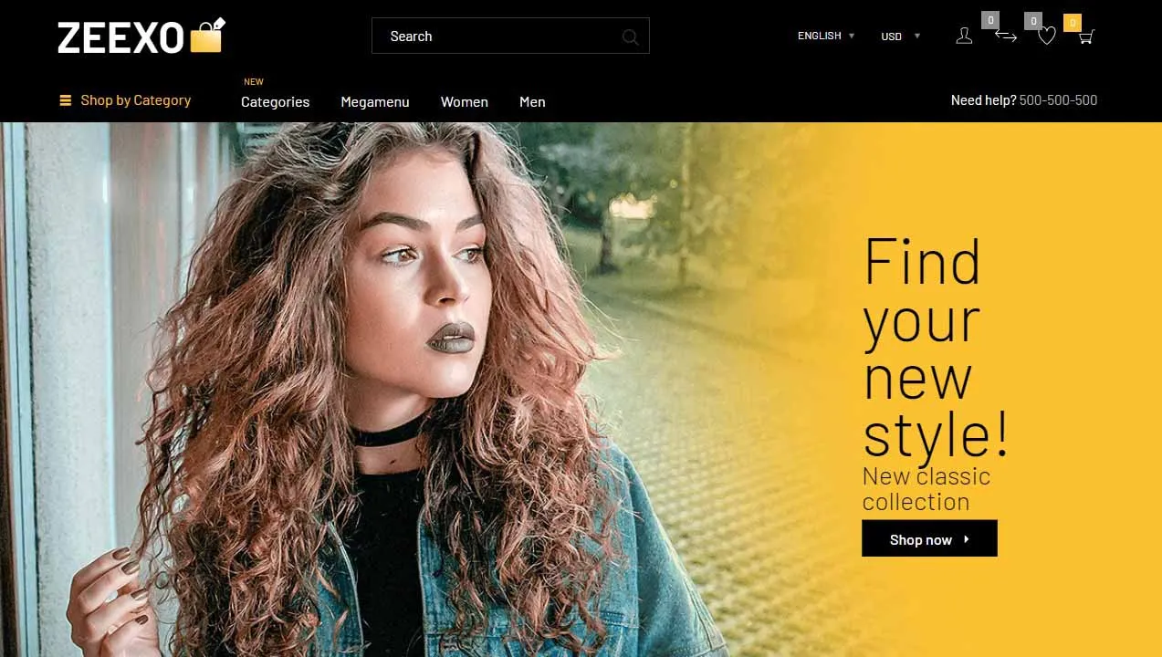 2022年のオンラインストア向けの15以上のベストShopifyテーマ10 Zeexo Shopify Theme