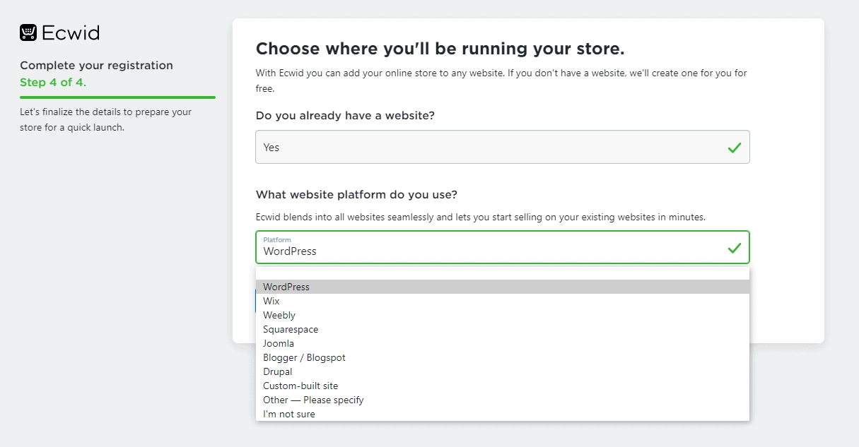 Ecwid 教程:在 15 分鐘內創建免費的在線電子商務商店 5 Ecwid integrates with other website platforms