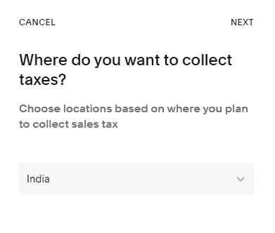 Comment créer un site Web de commerce électronique avec Squarespace en 10 minutes 9 Select your country