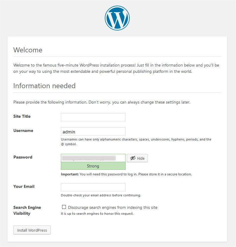 Comment créer une boutique en ligne avec WooCommerce 1 install wordpress