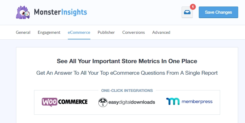 Ghidul final pentru WooCommerce SEO cu Lista de verificare 8 Use MonsterInsights to connect Google Analytics
