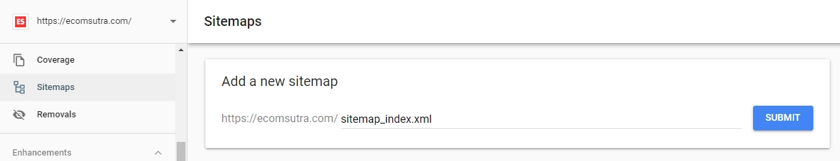 Ghidul final pentru WooCommerce SEO cu Lista de verificare 7 Submit sitemap to Google