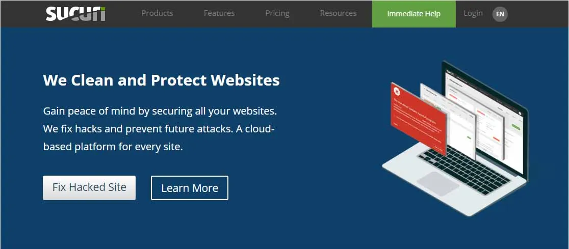 Plugin Keamanan WordPress Terbaik untuk Melindungi Situs Anda 1 sucuri - Best WordPress Security Plugin
