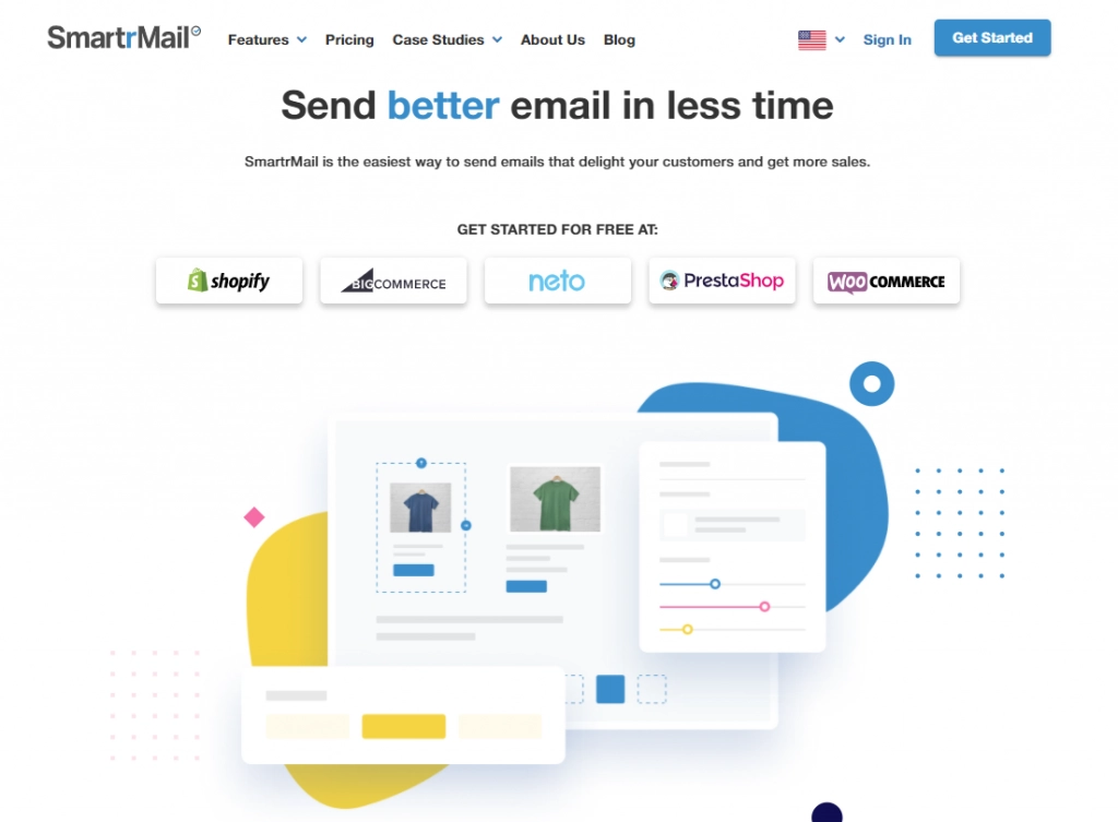 10+ meilleurs logiciels de marketing par e-mail pour le commerce électronique 3 SmartrMail email marketing software for eCommerce