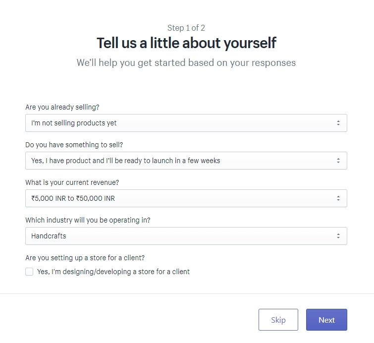Shopify-Tutorial zum Starten Ihres ersten Online-Shops 2 Add details