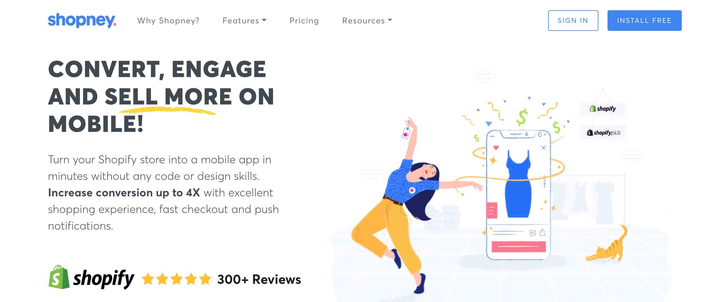 Shopney Shopify Mobile App Builder