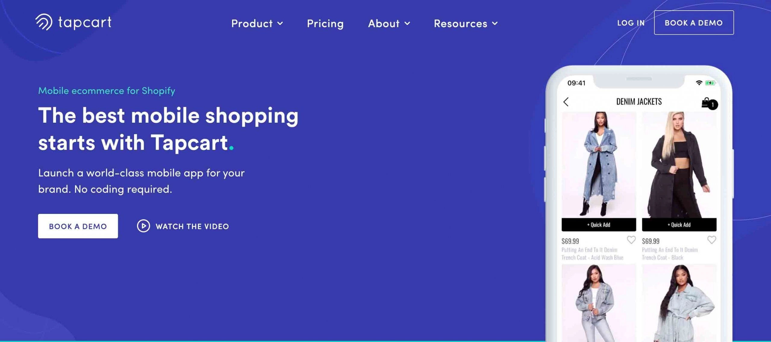 Tapcart Shopify Mobile App Builder