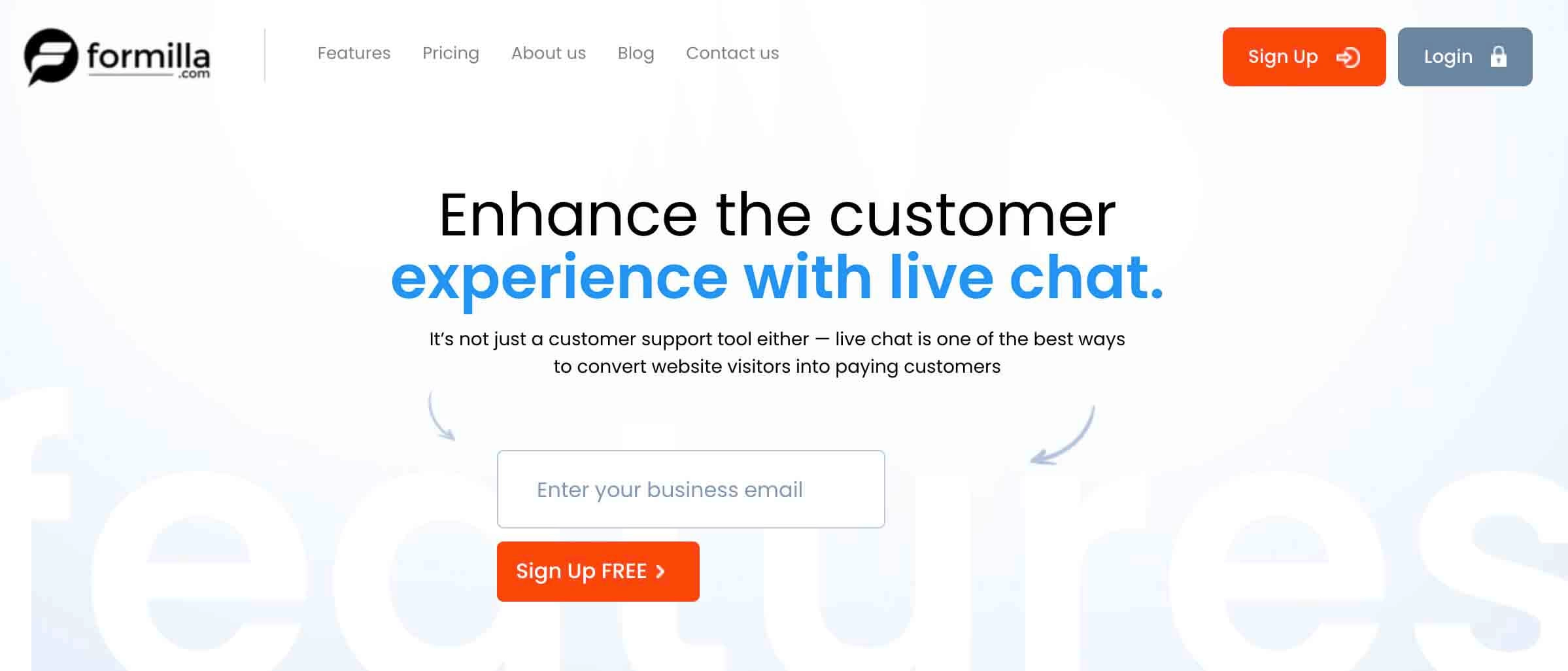 Formilla Shopify Live chat app