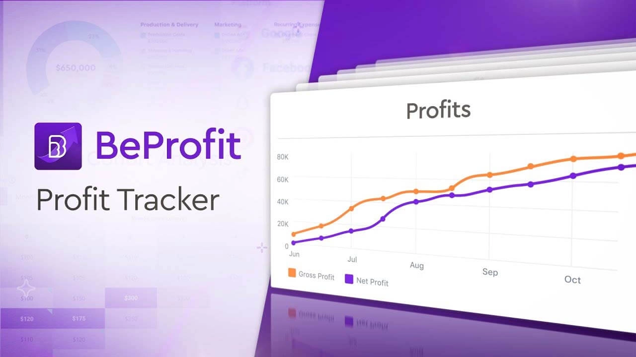 신규 스토어를 위한 최고의 Shopify 앱(무료 및 유료) 8 BeProfit Shopify Profit Tracker