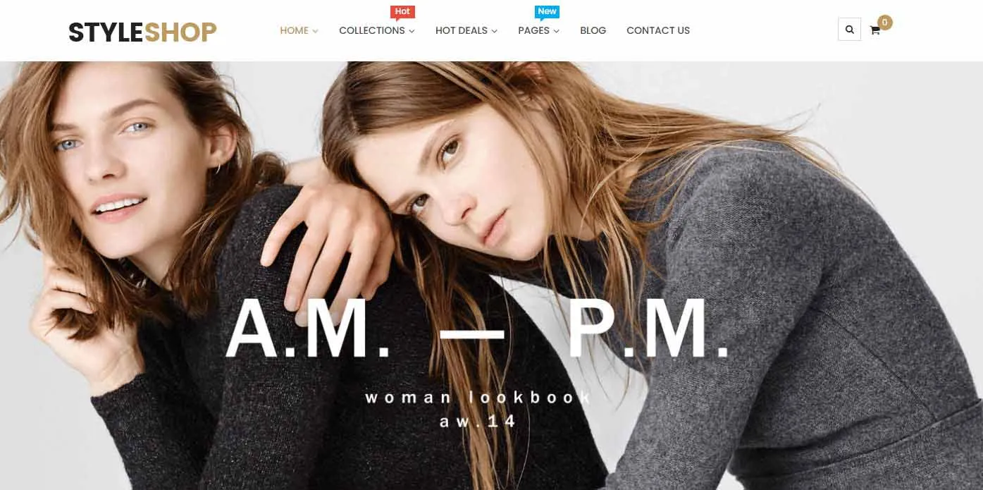 StyleShop Shopify Clothing Theme