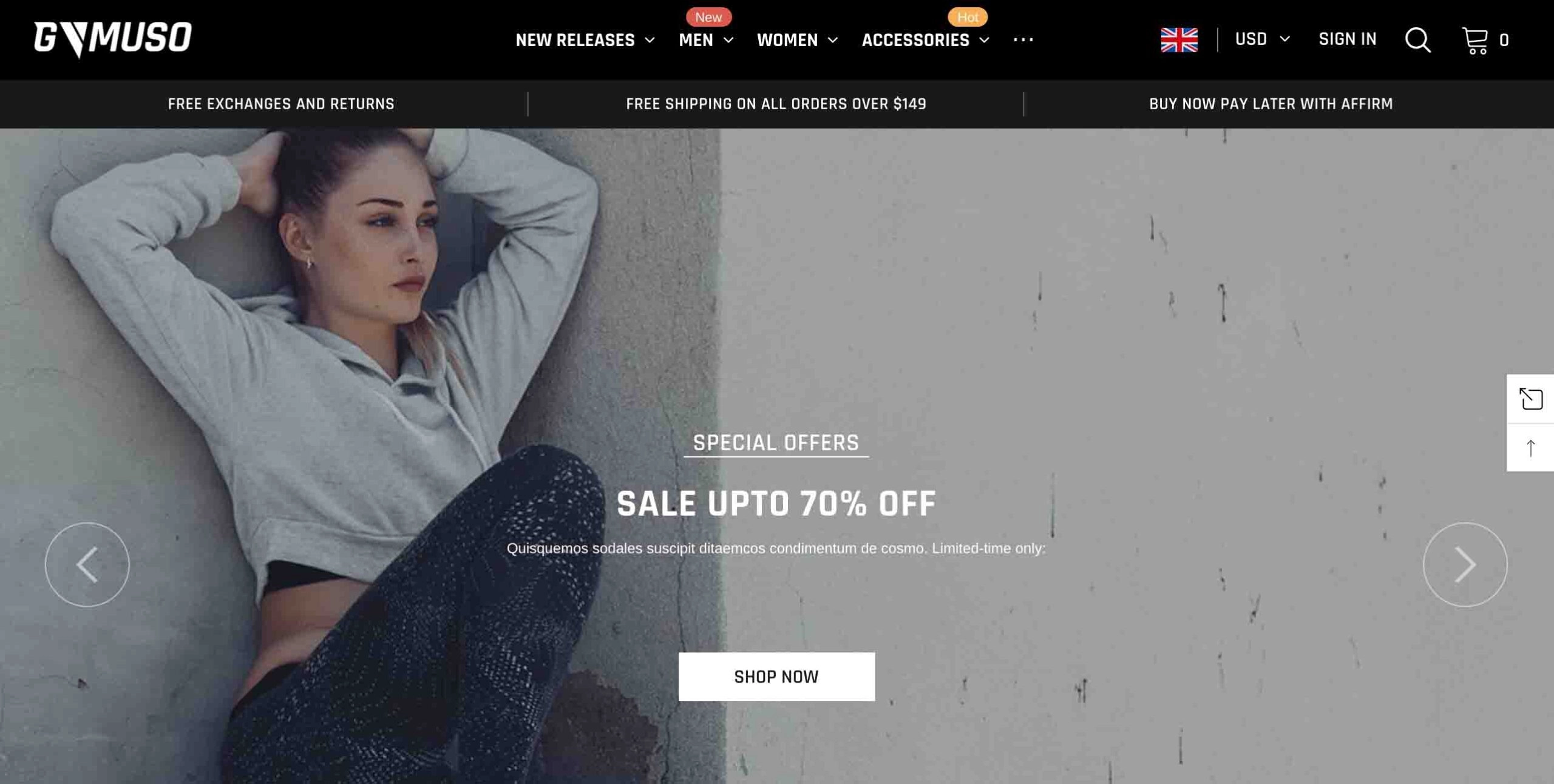 Ella Shopify Theme for clothing store