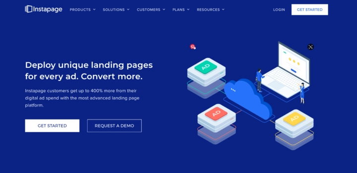 Instapage Landing page builder for eCommerce