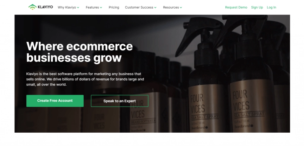 eコマースビジネスに最適なSMSマーケティングツール3 Klaviyo - SMS marketing tool for eCommerce