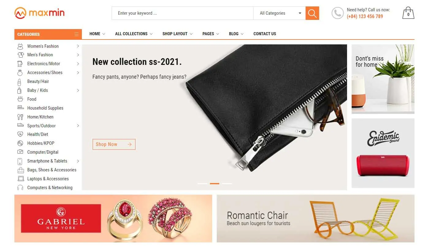 Maxmin - AliExpress Shopify Clone Theme