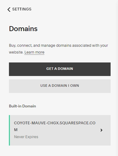 connect custom domain