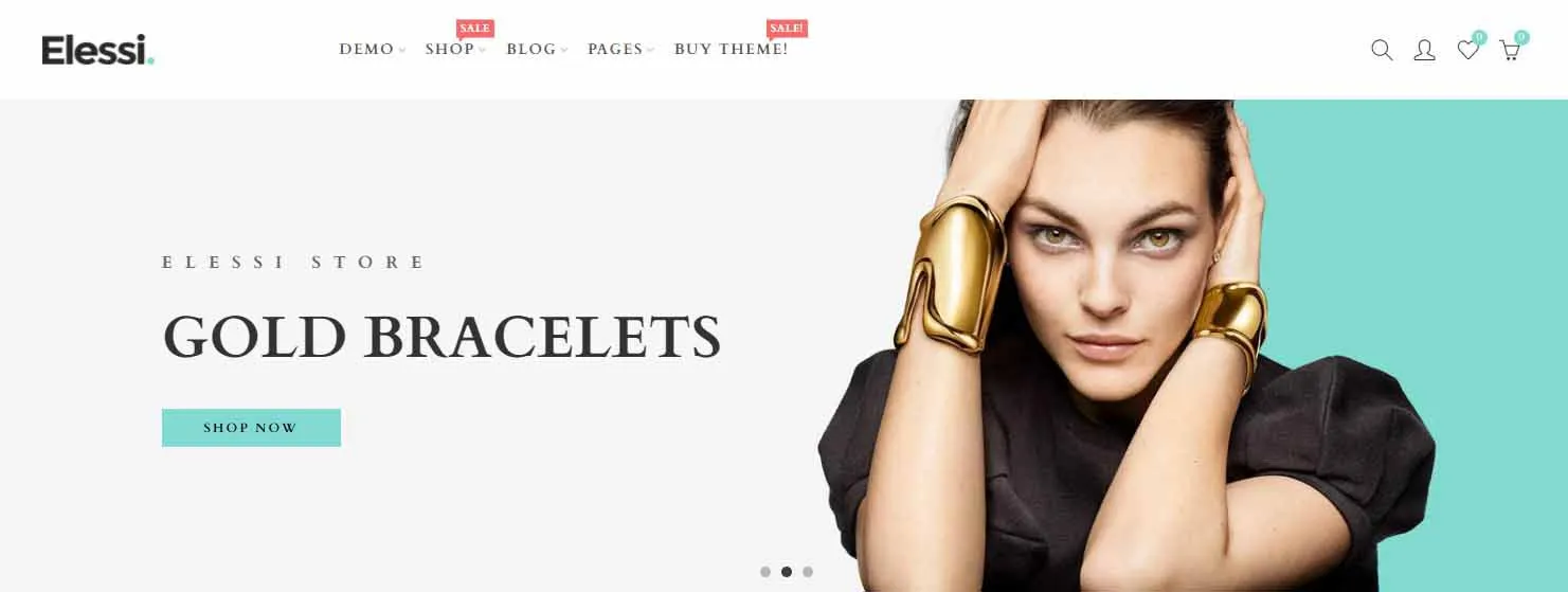 Najlepsze motywy biżuterii Shopify w 2022 r. 5 Elessi 3 - Shopify Jewellery Theme