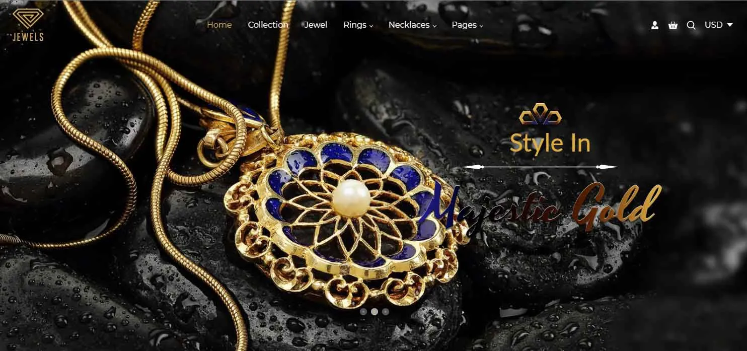 Najlepsze motywy biżuterii Shopify w 2022 roku 6 Jewelry Shopify Theme