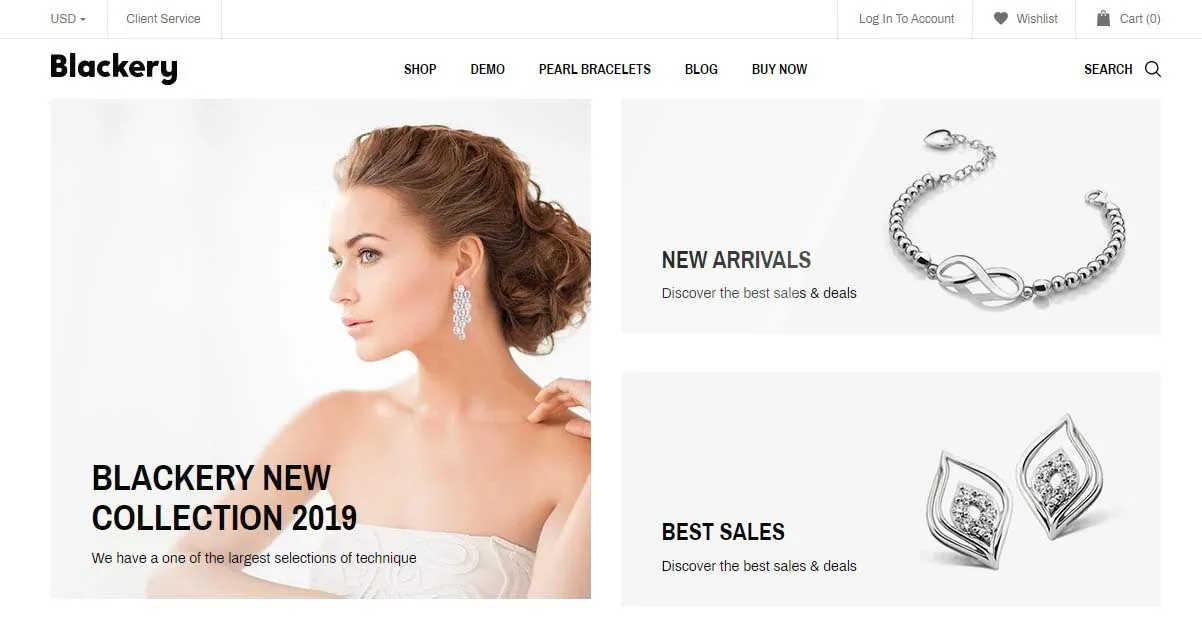 Najlepsze motywy biżuterii Shopify w 2022 r. 3 Blackberry Shopify Jewelry Theme