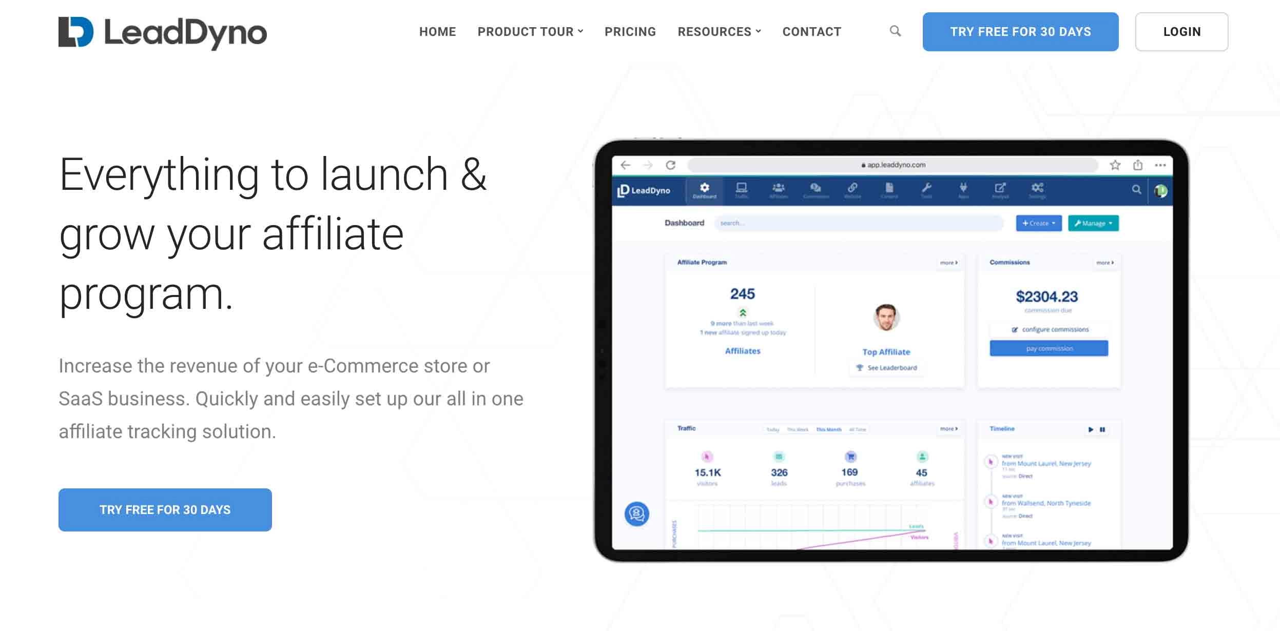 LeadDyno - Ecommerce Affiliate Platform