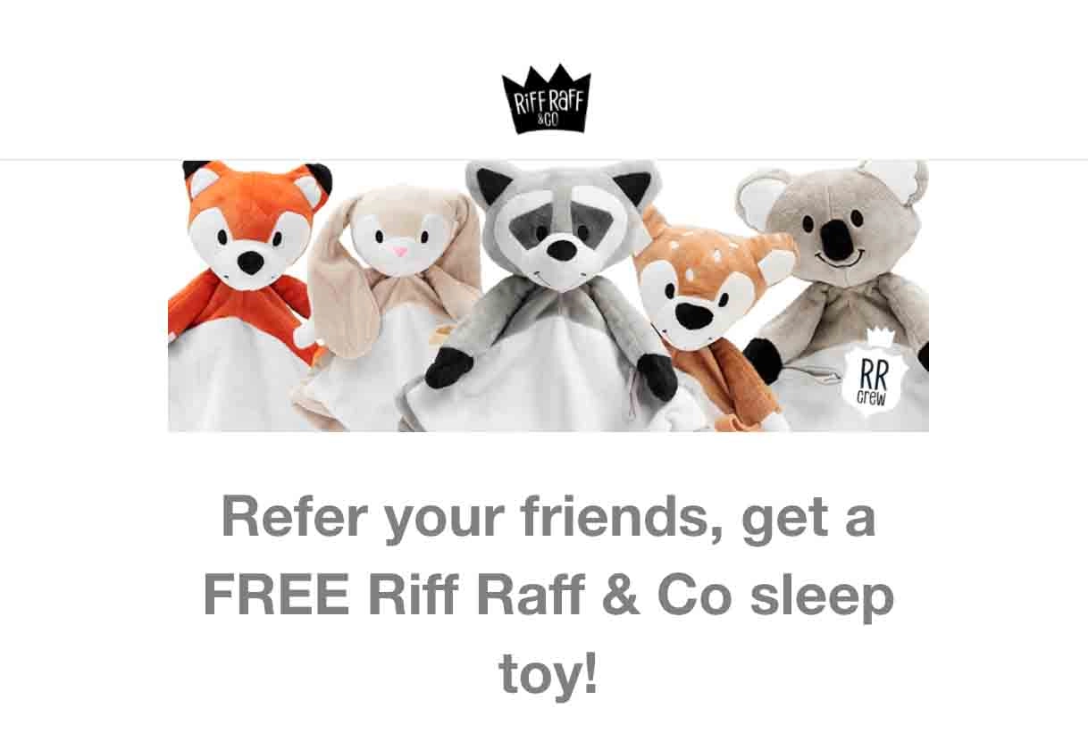 Riff Raff ecommerce referral program example