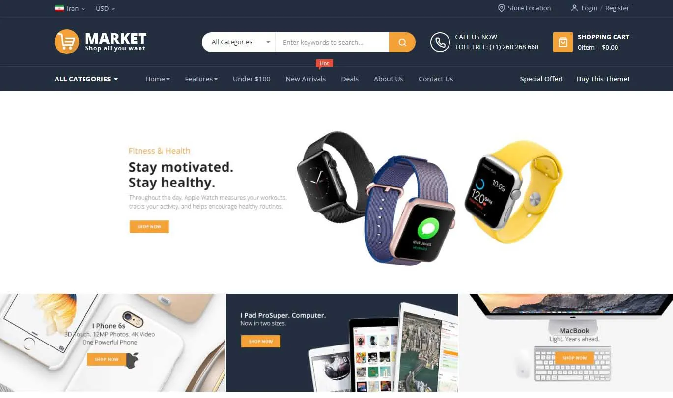 Market Magento Theme