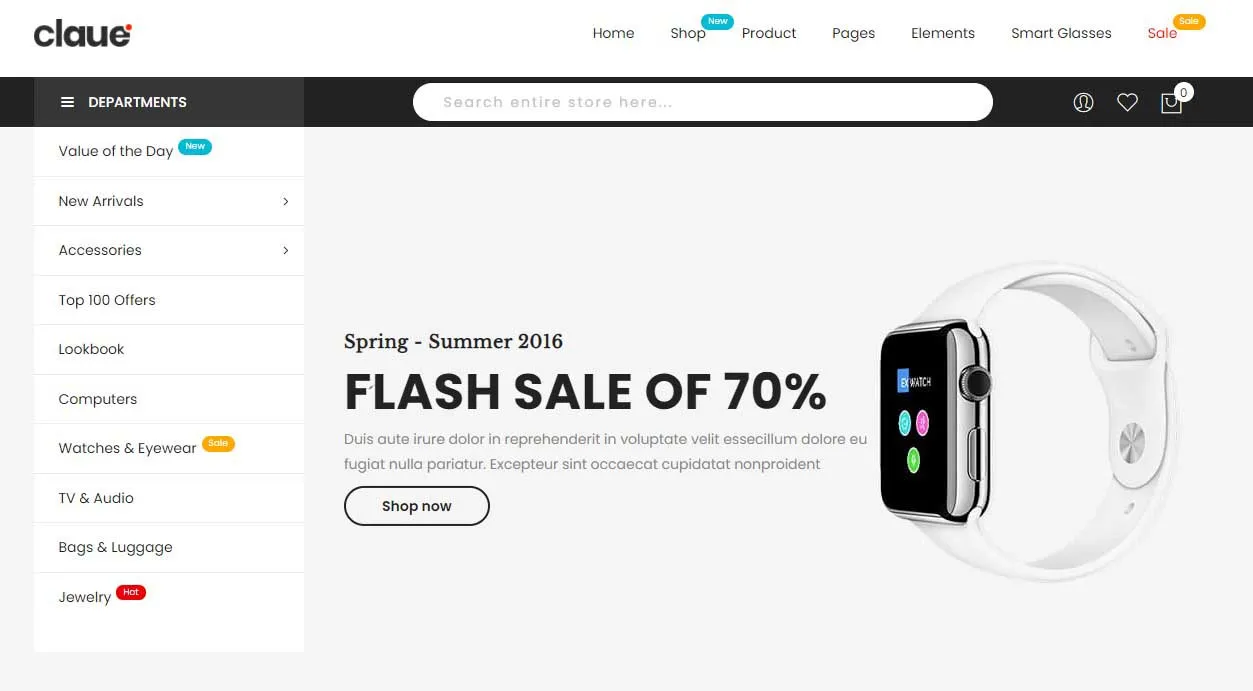 Claue Magento Theme