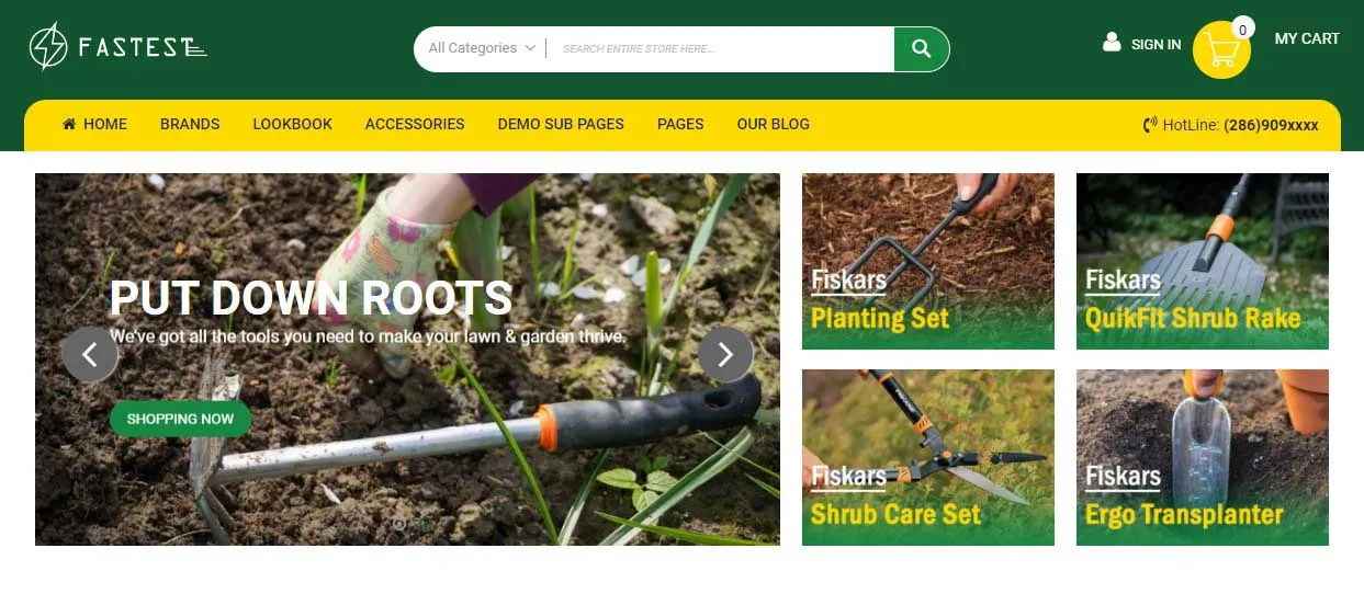 Fastest magento Theme