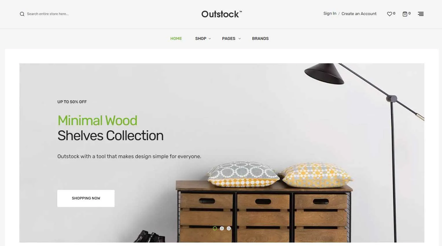 Outstock Magento Theme