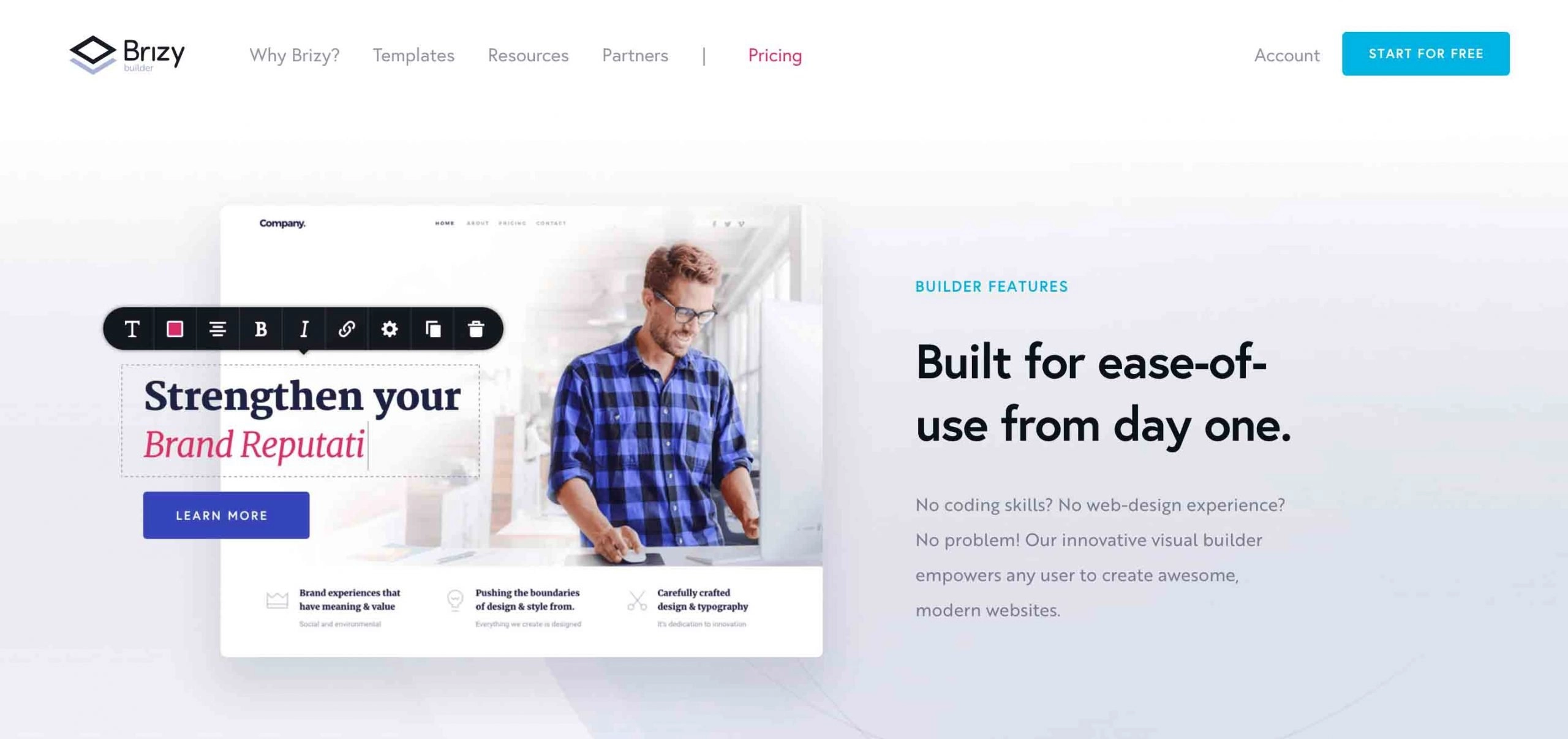 Brizy WordPress Page Builder