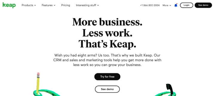 Keap Marketing CRM software