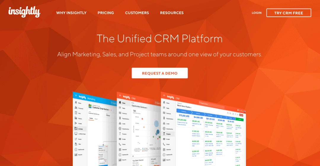 Insightly CRM software